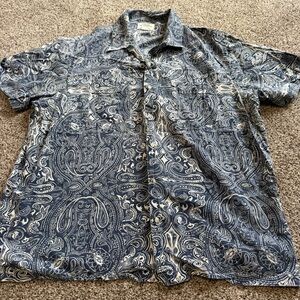 Polo By Ralph Lauren Hawaiian Shirt XXL, 2XL 100% Cotton Mens RL button up shirt